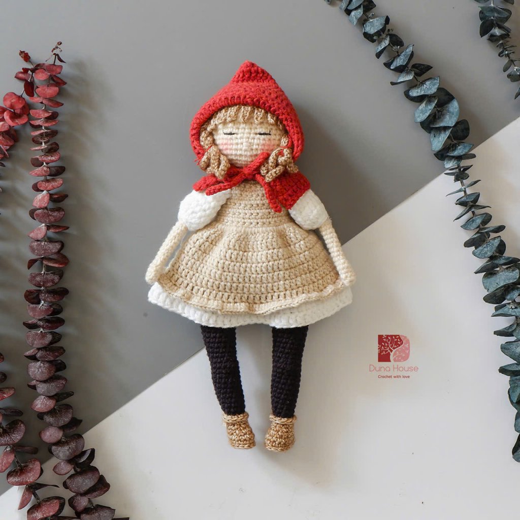 Búp bê handmade móc len, quà tặng handmade độc đáo - Duna House Viet Nam